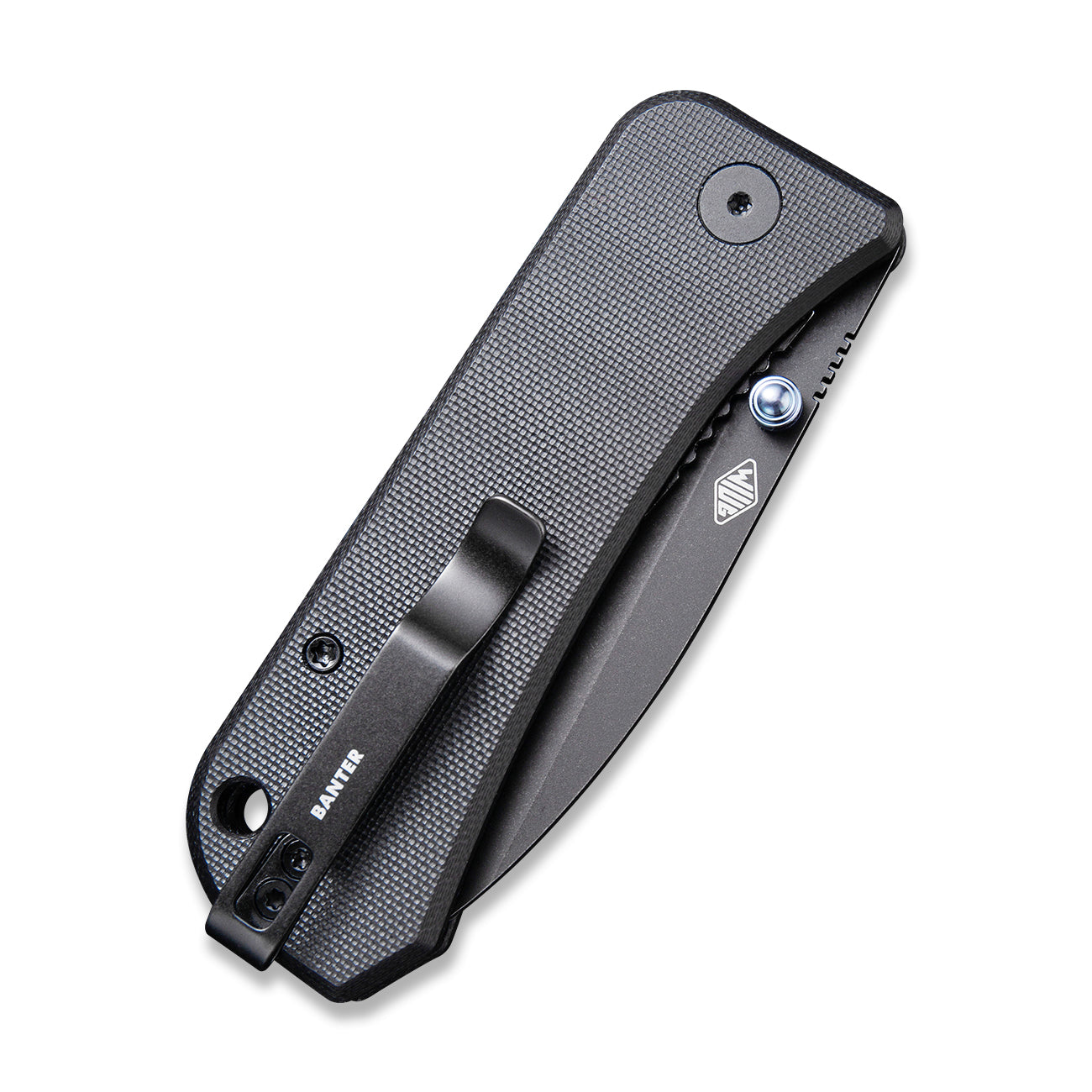 Banter Pocket Knife - Blackout - S35VN - Closed back