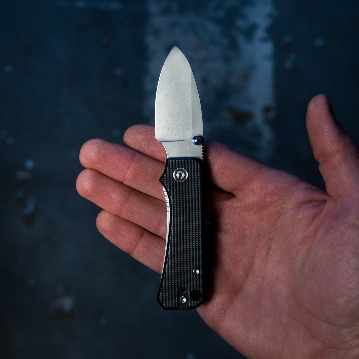 Baby Banter Pocket Knife - Black G10 - Black Stonewash Nitro V