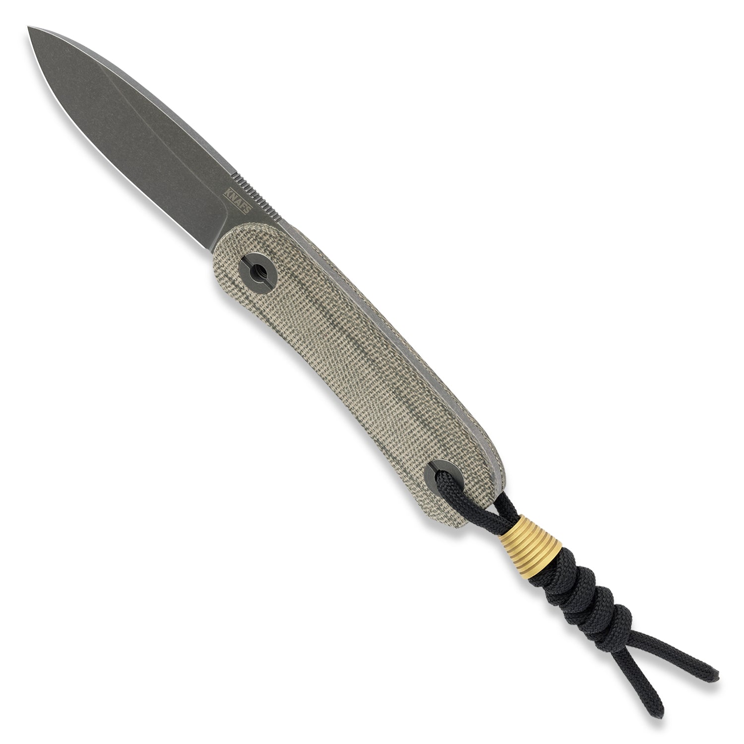 KNAFS-00394-Lander 4 Fixed Blade Knife Moondust Micarta angled