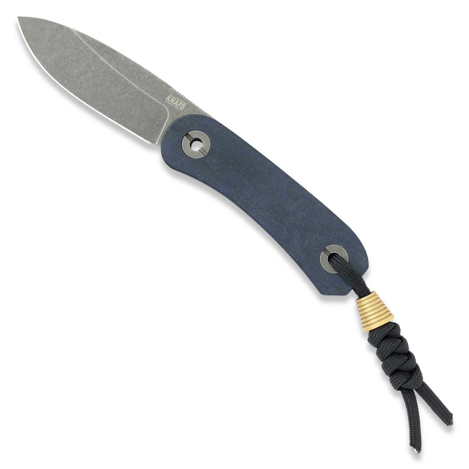 KNAFS-00463 Lander 4 Blue Canyon Richlite Scales on knife