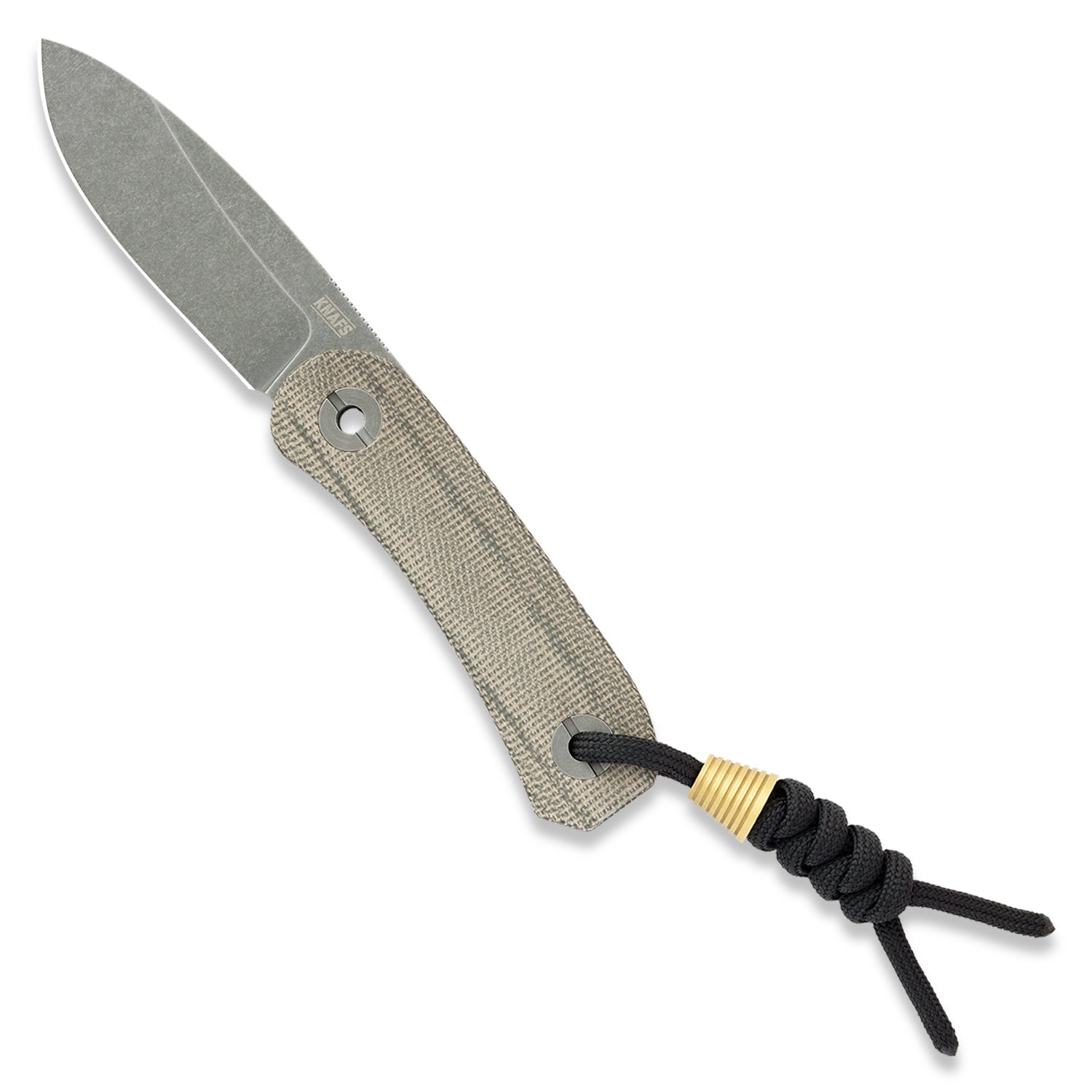 KNAFS-00529 Brass Booster Bead on knife