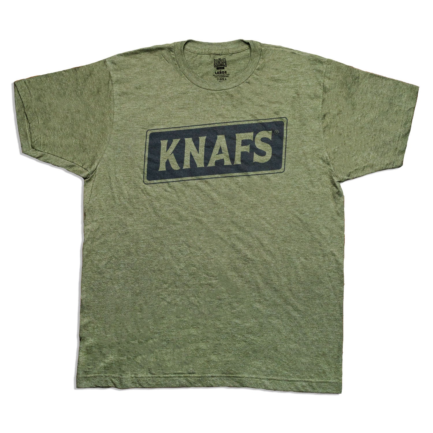 Knafs Big 'Ol Logo - T-shirt - Green