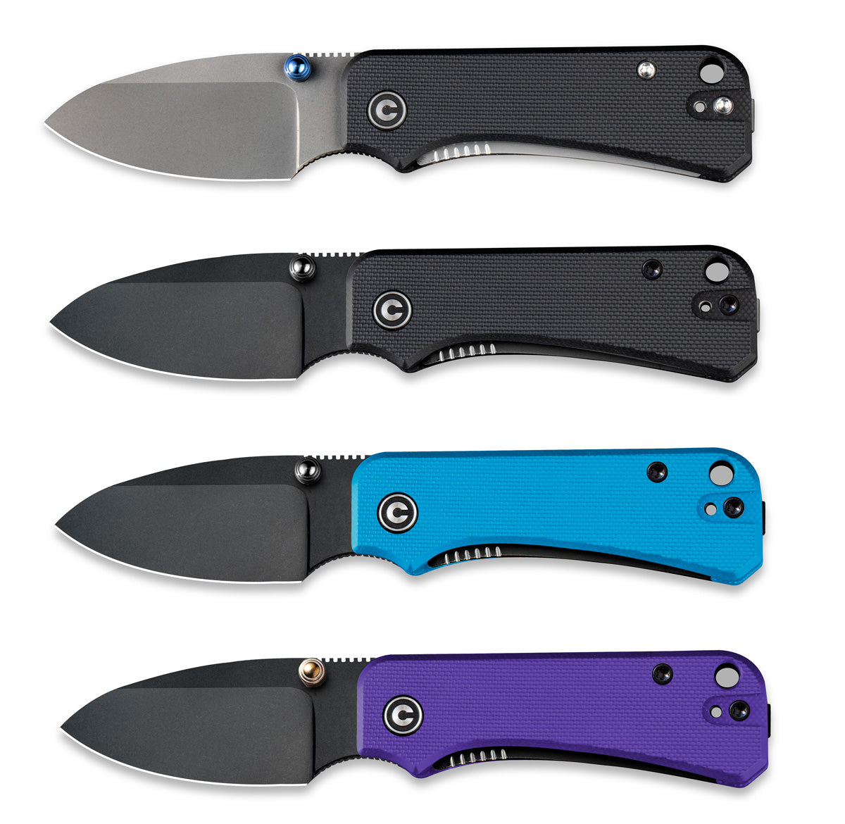 Civivi Baby Banter Folding Knife Purple G10 Handle Nitro-V Plain