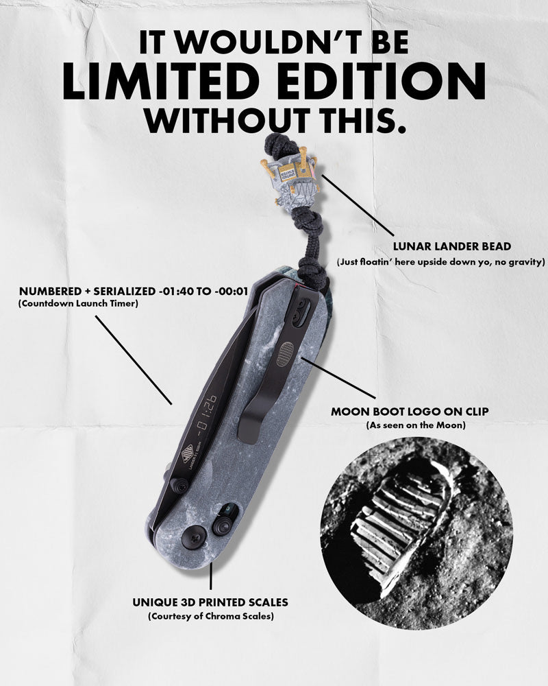 Lander 3 Pocket Knife - Limited Edition Lunar Lander 3