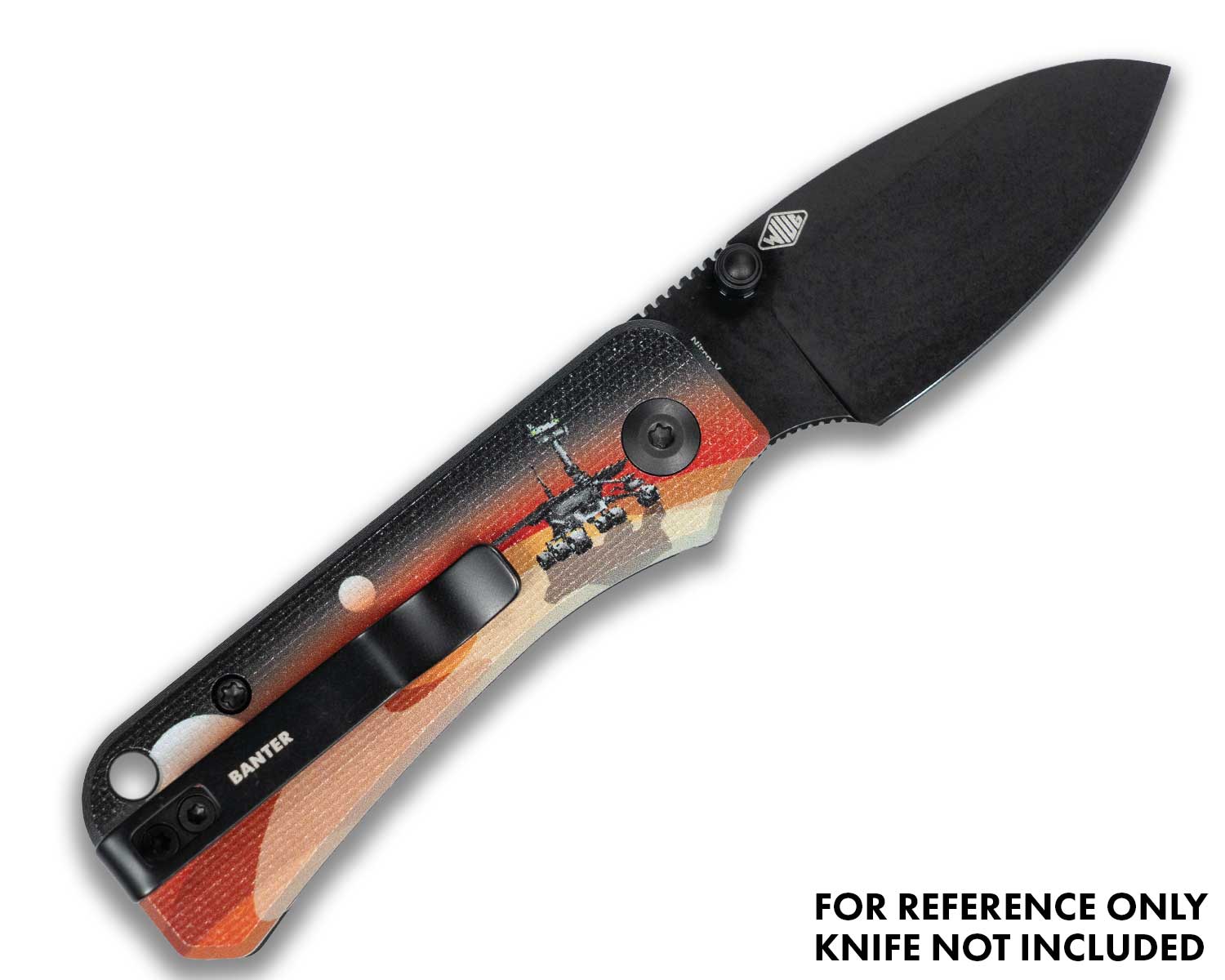 Mars - Space Kitty Baby Banter Knife Scales