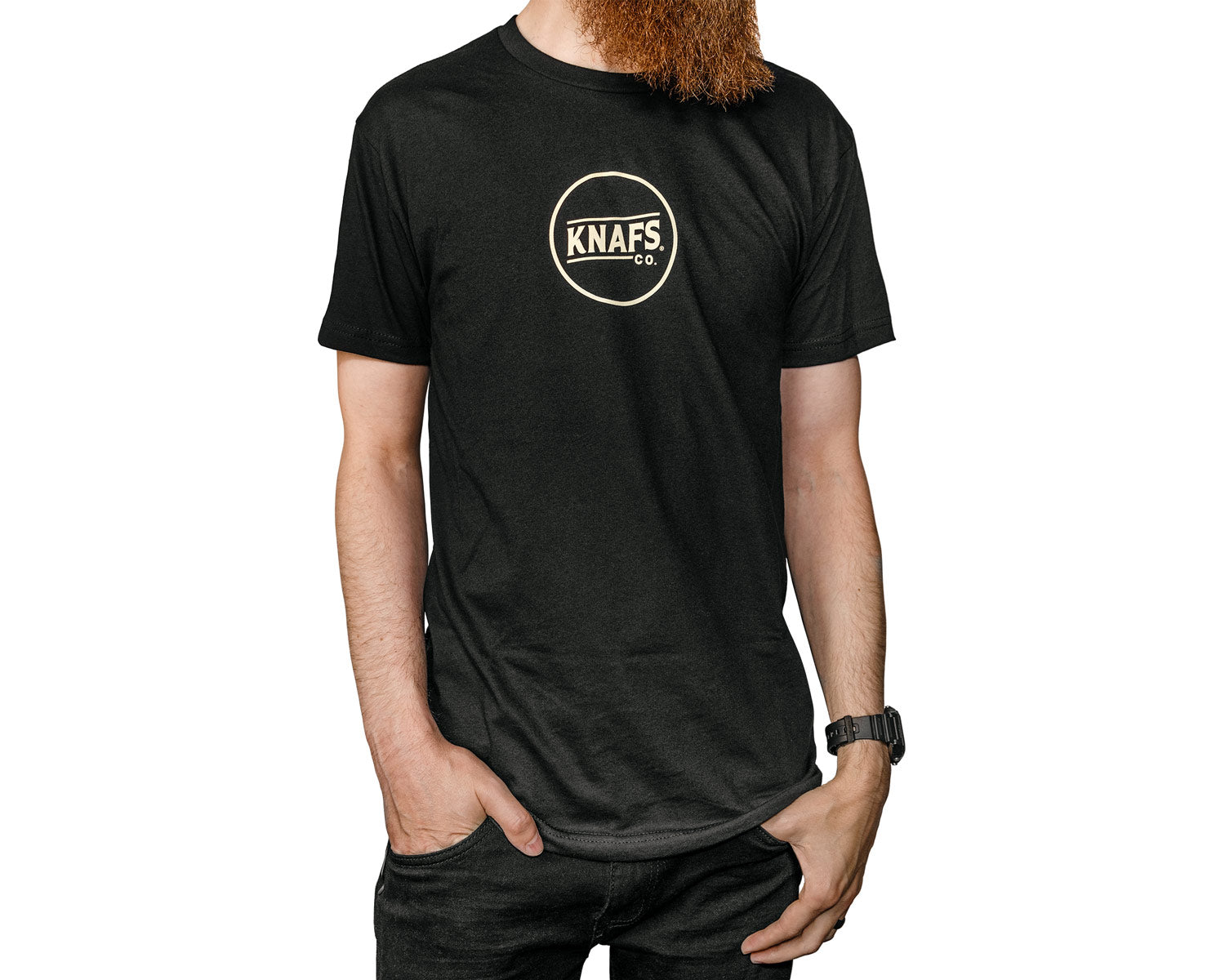 Knafs T-Shirt  - Ultra Soft - Perfect Fit - Black