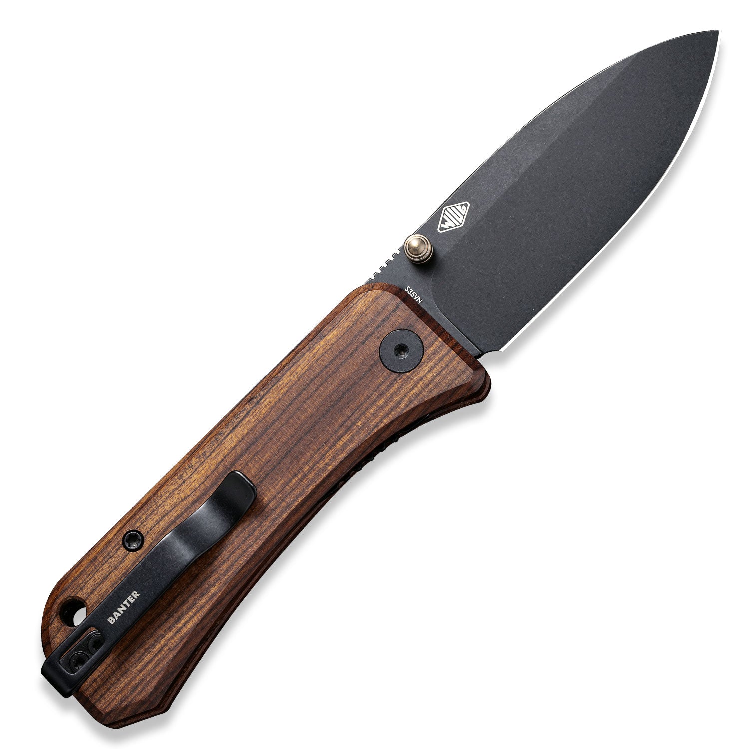 Banter Pocket Knife - Guibourtia Wood - S35VN